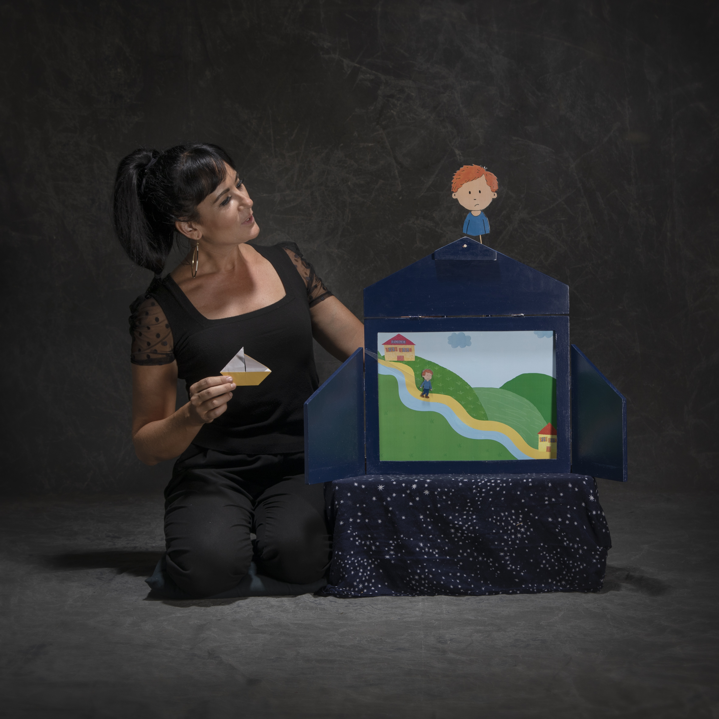 Lise Massal et Le Kamishibaï