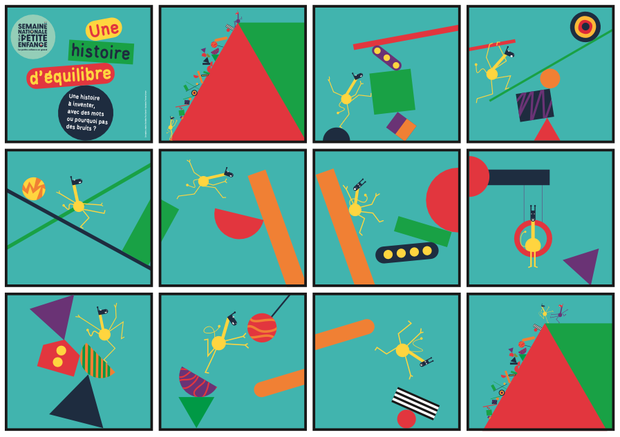 Affiche – Un histoire d&rsquo;équilibre, une histoire à inventer